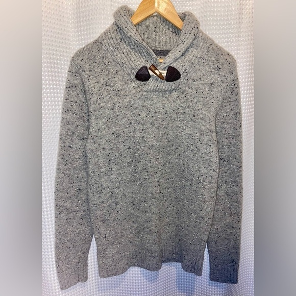 2/60$‎ Men’s SIMONS Le31 Lamb Wool shawl collar knit sweater Sz small - Picture 1 of 7